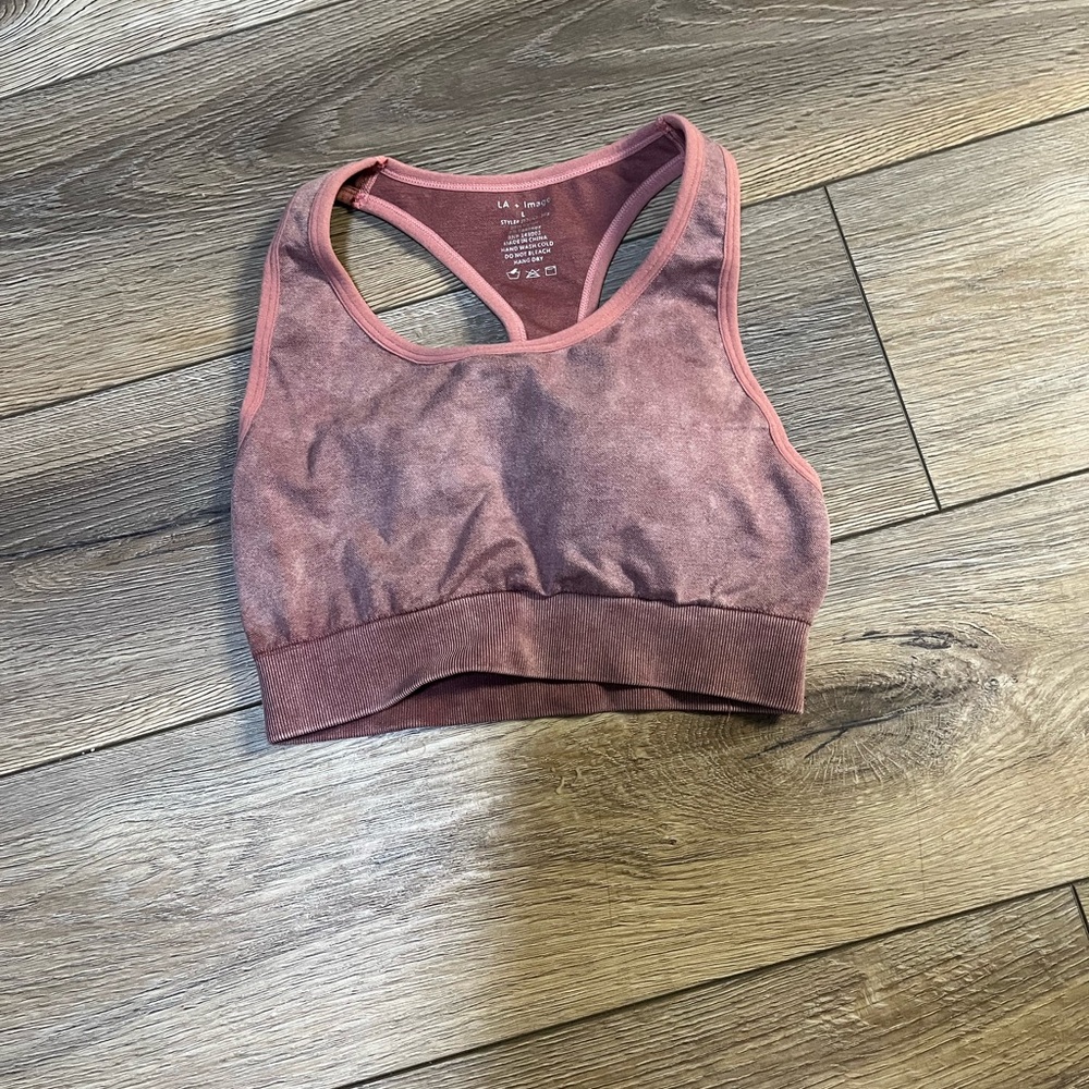 LA+image Sports Bra Size Large